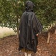 thumbnail image 3 of Meileang Adult Unisex Rain Poncho with Storage Bag Pocket Design Adjustable Drawstring Hooded Lightweight Waterproof Raincoat, 3 of 7