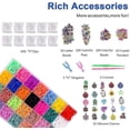 thumbnail image 3 of Gifts 8-10 Years Old Girls Rubber Band Loom Kits Kids Art Crafts Diy Toys 10000+ Bracelet Making Kits Personalized Handmade Beads Rubber Band Kids Chr, 3 of 5