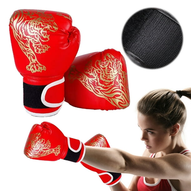 Almohadilla De Boxeo, De Boxeo De Enfoque Curvo, De Cuero PU Almohadilla De Boxeo Para Practicar Muay Thai Entrenamiento Kickboxing Sanda Rojo Y Negro