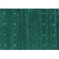 thumbnail image 1 of Ahgly Company Indoor Rectangle Abstract Turquoise Blue Contemporary Area Rugs, 5' x 8', 1 of 4