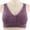 Purple, variant on SROBPTY Shaping Plus Size Summer Bras for Womens Traceless Comfortable No Steel Ring Breathable Gathering Front Opening Buckle Bra