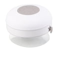 thumbnail image 2 of Altavoz de ducha Bluetooth impermeable resistente a caídas mini altavoz inalámbrico portátil con ventosa para baño blanco pegatinas gratis, 2 of 12