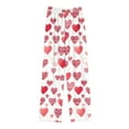 thumbnail image 3 of uublik Boys Girls Pants Size 4T-14 Valentine's Day Sleep Pants Soft Elastic Waist Kids Bottoms Love Printed Lounge Pants White, 3 of 3