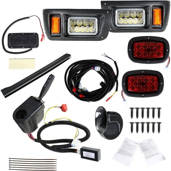 waltyotur Golf Cart Deluxe LED Light Kit Replacement for Club Car DS 1993-Up