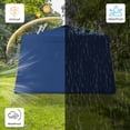 thumbnail image 3 of Ainfox 8 x 8 ft Pop up Canopy Tent with One Sidewall,Instant Slant Outdoor Gazebo for Beach, Sun Shade,Outdoor Activies,Blue, 3 of 8