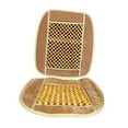 thumbnail image 2 of Nishiyuenyi Generic Wooden Beads Car Seat Cushion Accessories Anti Sweat Cooling Cushion Brown, 2 of 9