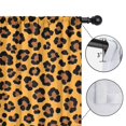 thumbnail image 4 of Blackout Kids Curtains,Brown and Yellow Leopard Print Pattern Children's Insulated Curtains Set Of 2,Bedroom Essentials,Toddler Room Decor 52"x84", 4 of 5