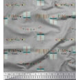 thumbnail image 1 of Soimoi Rayon Fabric Gift Box & Hanging Ribbons Party Print Sewing Fabric Yard 42 Inch Wide, 1 of 1
