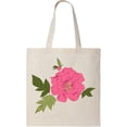 thumbnail image 1 of Smartprints Flower Peonies Art Nature Tote Bag - Image by Shutterstock, One Size Cotton Canvas Tote Bag, 1 of 4