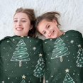 thumbnail image 5 of Dark Green Christmas Tree Pattern Round Blanket,Comfortable Soft Flannel Throw Blanket,All Season,Warm Lightweight Blankets for Sofa Bed Couch Living Room Chair 47"x47", 5 of 5