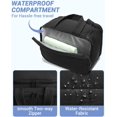thumbnail image 6 of Travel Toiletry Bag, Puffy Wide-open Quilted Makeup Bag for Women,Lightweight Cosmetic Travel Bag Organizer with Handle for Traveling, Accessories, Essentials Toiletries Black, 6 of 14
