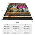 thumbnail image 3 of Balery Graffiti Lamp Urban Scene Manta de Felpa Suave y Acogedora – Cobija de Franela Aterciopelada para Cama, Lavable y Cálida para Sofá, Mascotas, Transpirable-80"x60", 3 of 7