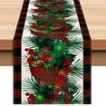 thumbnail image 2 of Christmas Decorations 1pc Christmas Red Fruit Printed Table Runner, Beautiful Durable Plaid Table Runner for Xmas Home Kitchen Dining 72x13 Inch Multicolor, 2 of 6