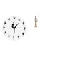thumbnail image 1 of Reloj de pared,Reloj de pared con bailarina,reloj decorativo colgante.,Figura de mujer africana,Estatua de dama tribal africana hecha a mano en una cafetería.,Figura de mujer hecha a mano con, 1 of 8