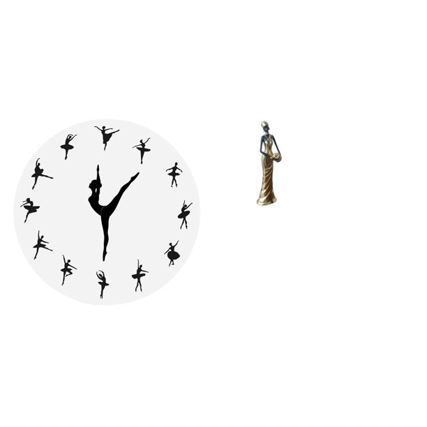Reloj de pared,Reloj de pared con bailarina,reloj decorativo colgante.,Figura de mujer africana,Estatua de dama tribal africana hecha a mano en una cafetería.,Figura de mujer hecha a mano con