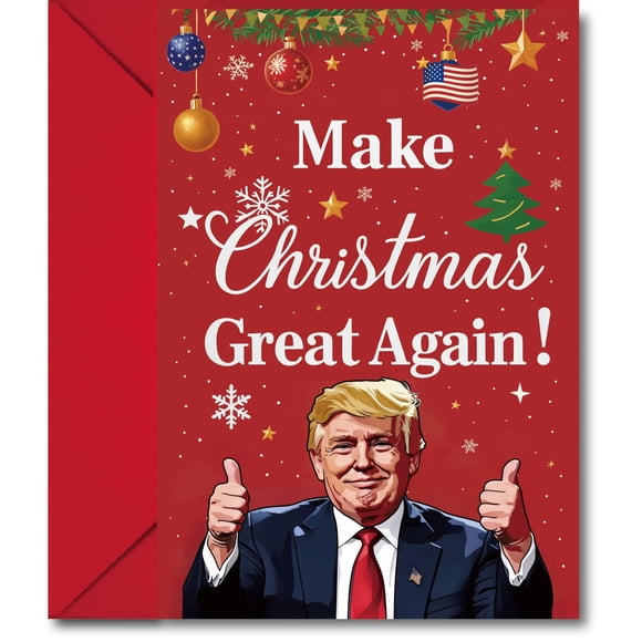 Tarjeta de Navidad WENHUI, divertido saludo navideño para la familia