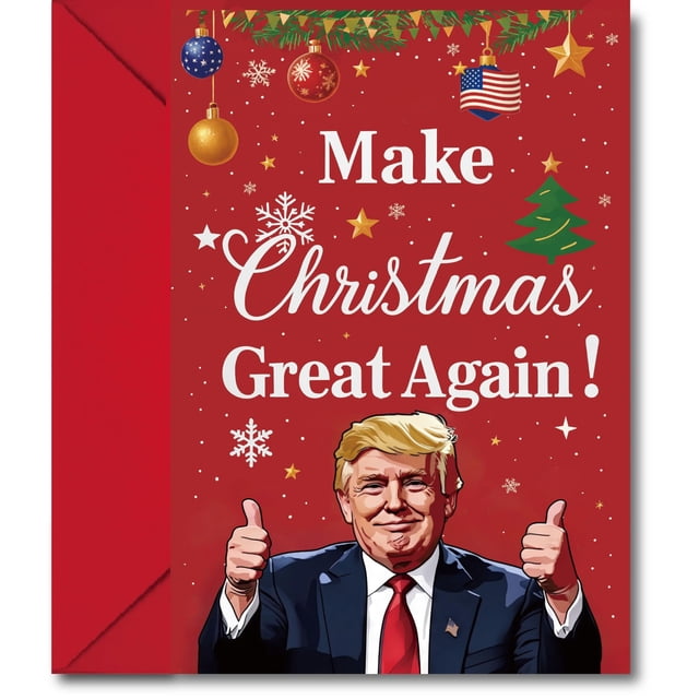 Tarjeta de Navidad WENHUI, divertido saludo navideño para la familia