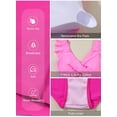 thumbnail image 4 of SHEWIN Womens Swimsuit One Piece Swimdress Bathing Suits Criss Cross Wrap Swim Skirt Pretty Cute V Neck Swim Dress Adjustable Straps Swimwear Pink L, 4 of 10