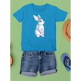 thumbnail image 3 of Bunny Watercolor Style T-Shirt Juniors -Image by Shutterstock,  Medium, 3 of 4