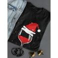thumbnail image 3 of Christmas Wine Women Shaped T-Shirt, Female Medium, 3 of 4