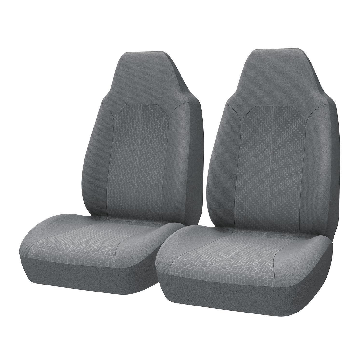 Autocraft Seat Cover, High Back Bucket Tribeca Pattern, GRAY