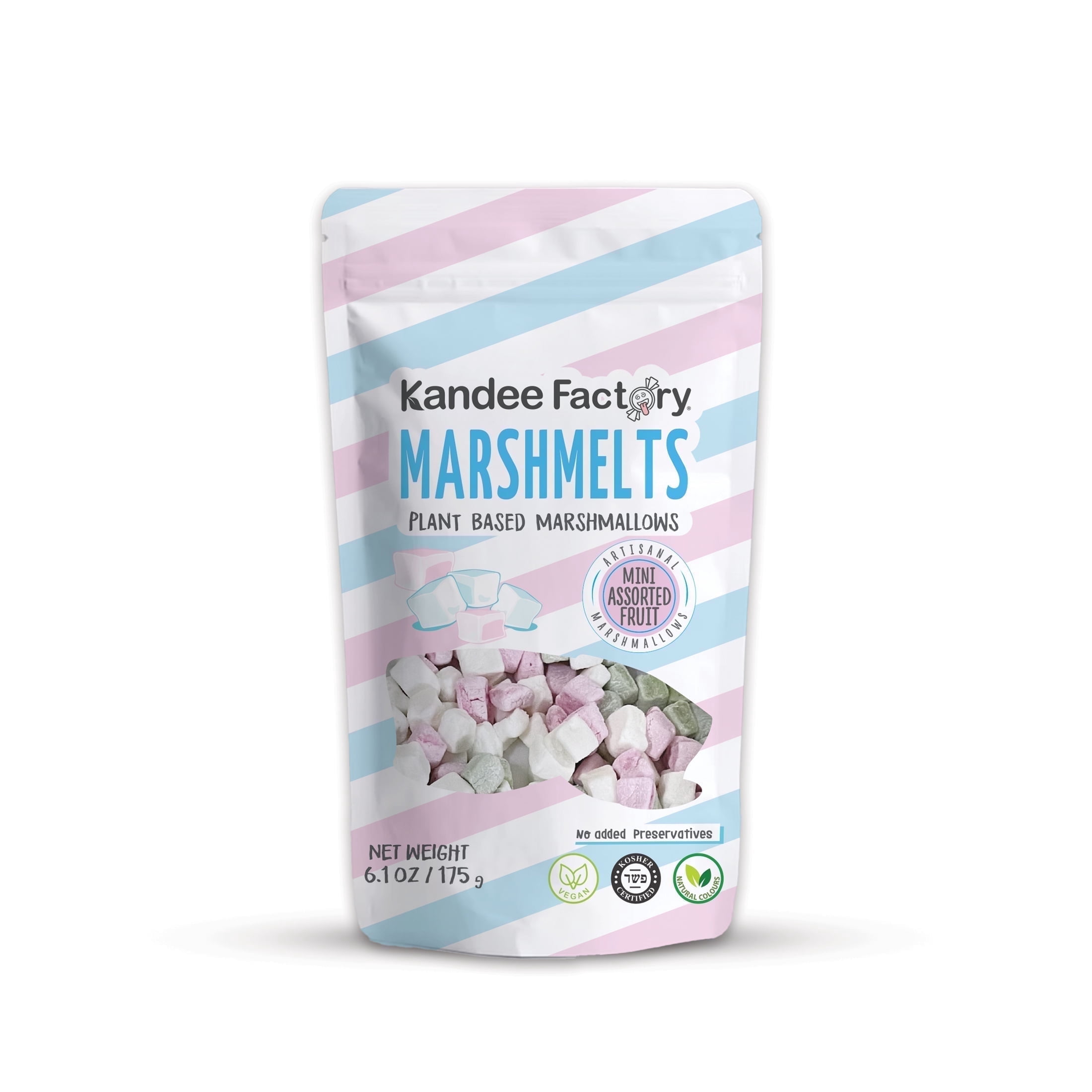 Sarah's Candy Factory Dehydrated Marshmallow Bits - 2 Lb Resealable Bag, Assorted Colors For Baking & Toppings