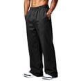 thumbnail image 4 of Men's Lightweight Quick Dry Hiking Running Pants Outdoor Sports Breathable Zipper Pockets Athletic Workout Pants Black 3XL, 4 of 6