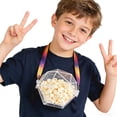 thumbnail image 4 of Project Hail Mary Popcorn Bucket, Project Hail Mary Merch, Sci-Fi Themed Geometric Popcorn Bucket, Reusable Clear Polyhedral Snack Container With Carry Strap, Project Hail Mary, 4 of 6