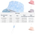 thumbnail image 5 of Jamicy Baby Sun Hat Summer Sun Protection Wide Brim Soft Lining Beach Hats for Boys and Girls Toddler Bucket Hat, 5 of 8