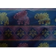 thumbnail image 4 of oneOone Cotton Silk Fabric Floral & Elephant Block Print Fabric BTY 42 Inch Wide, 4 of 4