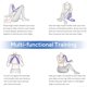thumbnail image 4 of Entrenador moldeador de muslos para tonificar los músculos de las piernas, los brazos y la parte superior del cuerpo para mujeres. Crea una curva fascinante, azul, 4 of 5
