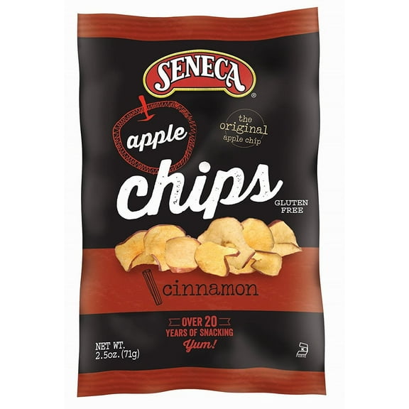 12 PACKS : Seneca Cinnamon Apple Chips,2.5-Ounce Bags