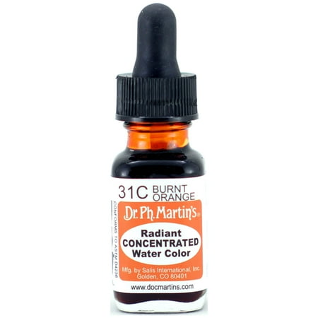 UPC: 0090385431100 | Dr. Ph. Martin s Radiant Concentrated Water Color  0.5 oz  Burnt Orange (31C)