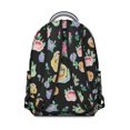 thumbnail image 3 of Floral and Bee Artwork School Backpack Comfortable, Durable Students Backpack with Botanical Garden Print and Watercolor Flower Pattern, 3 of 5