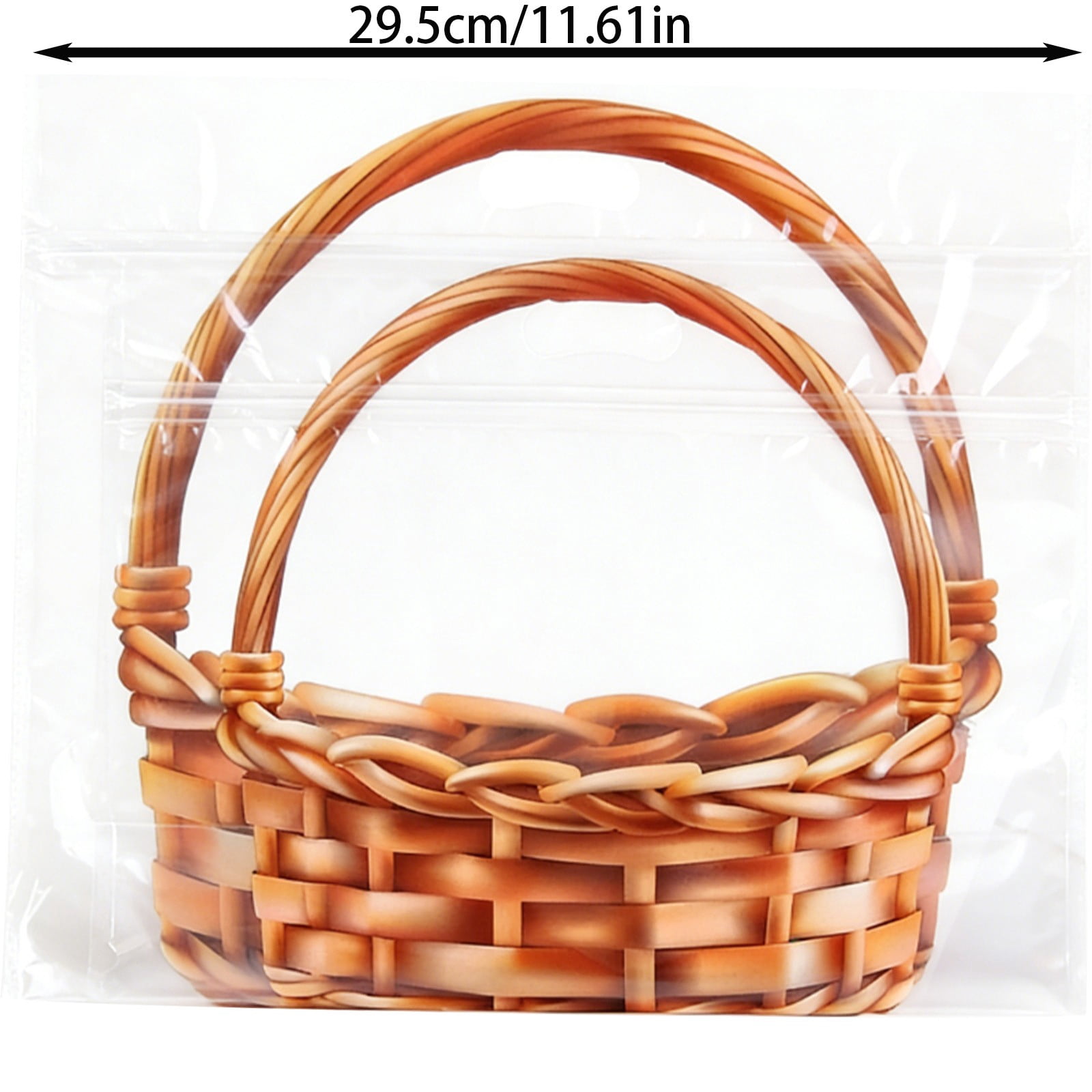Mini Woven Baskets with Handles,Miniature Easter Rattan Flower Basket for Dollhouse,Party Favors,Arts and Crafts,School Projects