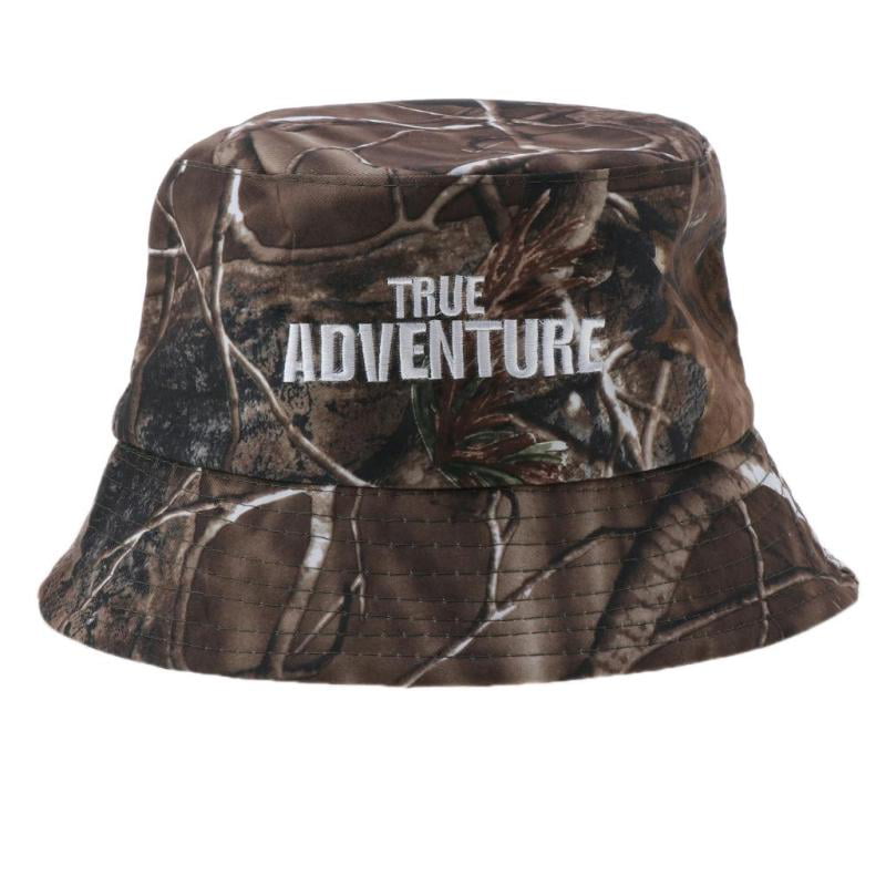 Mens Camouflage Camo Print Beanie Bush Hat Adults Fishing Camping Sun Cap 