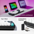 thumbnail image 2 of Teclado Keychron Q6 Max inalámbrico RGB con switches rojos, 2 of 9
