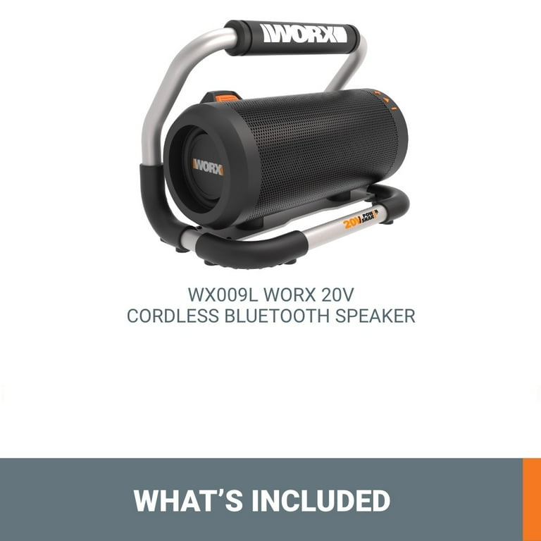 Worx WX009L.9 20V Cordless Bluetooth Speaker - Tool Only - Walmart.com