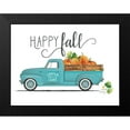 thumbnail image 2 of Rae, Marla 18x15 Black Modern Framed Museum Art Print Titled - Happy Fall Vintage Truck, 2 of 5