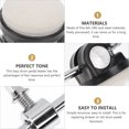 thumbnail image 3 of OULII Pédale Cylindrique pour Tambour Accessoire Argent 1Pcs pour Performance Musicale, 3 of 8