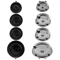 thumbnail image 1 of Universal Burner Crown Flame Cap Oven Cooker Hob Gas for ,Flame Burner Cap Crown Fits All Between Sizes Concave,4 * Accessory part, 1 of 8