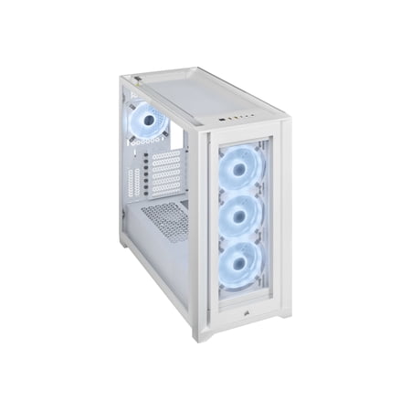 中古未使用品 PCケース CORSAIR iCUE 5000X RGB QL True White CS8342 CC-9011233-WW ミッドタワー ATX ケース