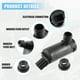 thumbnail image 3 of Bomba de limpiaparabrisas para Ford Escort para Ford Escape - Pack de 2 Negro, 3 of 6