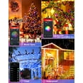 thumbnail image 6 of 66FT 200 LED Smart String Lights Color Changing Programmable APP Remote Control Music Timer Dimmable Christmas Fairy Twinkle Lights Plug in for Tree Wedding Xmas, 6 of 8