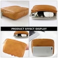 thumbnail image 2 of MasteelfCA 1 Pc Multipurpose Data Cable Box Durable Simple PU Hard Drive Bag (Orange), 2 of 7