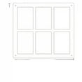 thumbnail image 5 of Four/Nine-grid Small Card Display Stand Six-grid Idol Card Groove Acrylic Photo Frame Card Album Desktop Ins Style Display Stand, 5 of 6