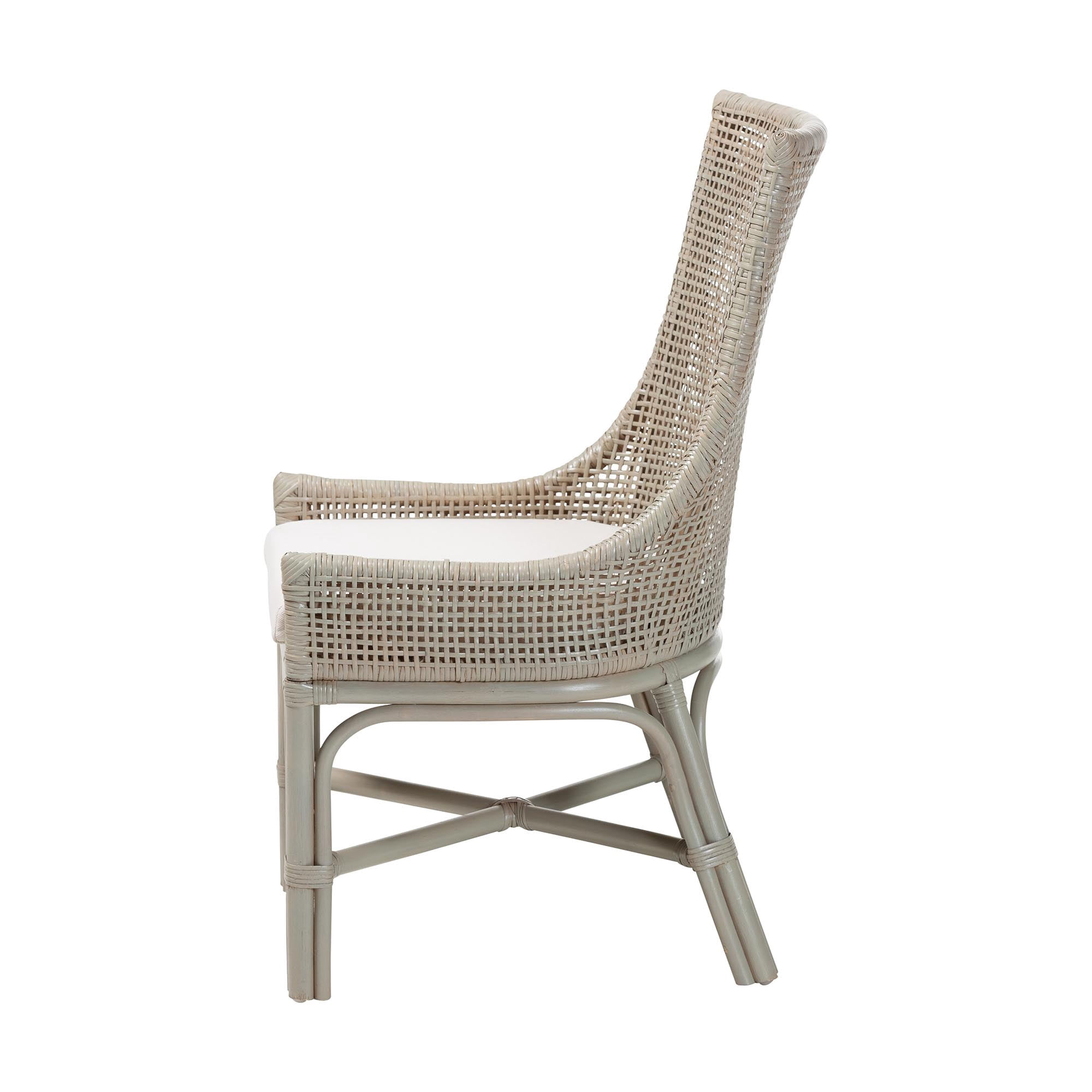 bali & pari Bella Boho Dining Chair, French Grey