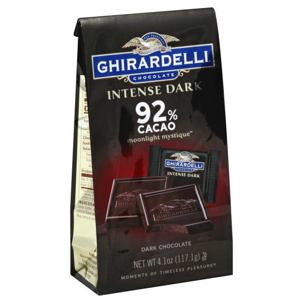 Ghirardelli Intense Dark 92% Cacao Chocolate, 4.1 Oz. - Walmart.com