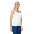 thumbnail image 3 of Women's Wide Strap Casual Top Tanks, XL, Off White, by Ambesonne, 3 of 4