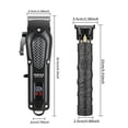 thumbnail image 6 of HINEA HIENA 2 Pieces Hairdresser Set Cordless Hairdresser Men's Shaving Digital Display Display, Chinese Loong Element Pattern Hairdresser One-Stop Accessories, Men's Family Essential Care Tool Set, 6 of 6